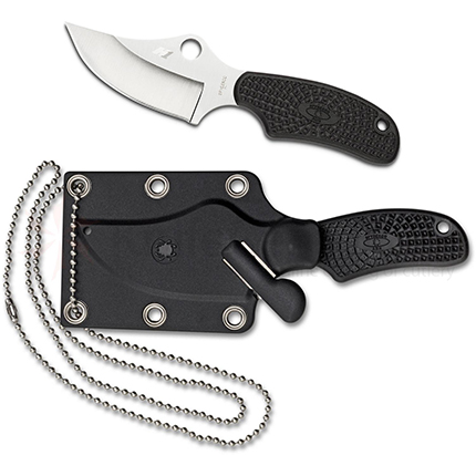 SPYDERCO ARK LTWT 2.56" BLK W/SHEATH