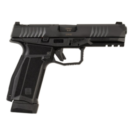 Global Ordnance Arex Delta Gen 2 L OR Handgun 9mm Luger 17(1)&19(1)rd Magazines 4.5" Barrel Black