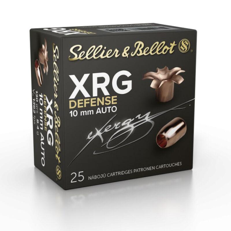 Mag-Tech/Sellier- Bellot Sellier & Bellot XRG Defense Handgun Ammunition 10mm Auto 130gr HP 1362 fps 25/ct