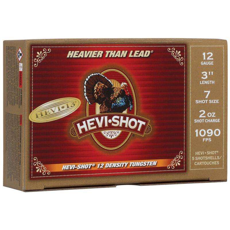 HEVI-SHOT HEVI-13 12GA 3IN 2OZ #7 TUNGSTEN 5 RD/BX 10 BX/CS
