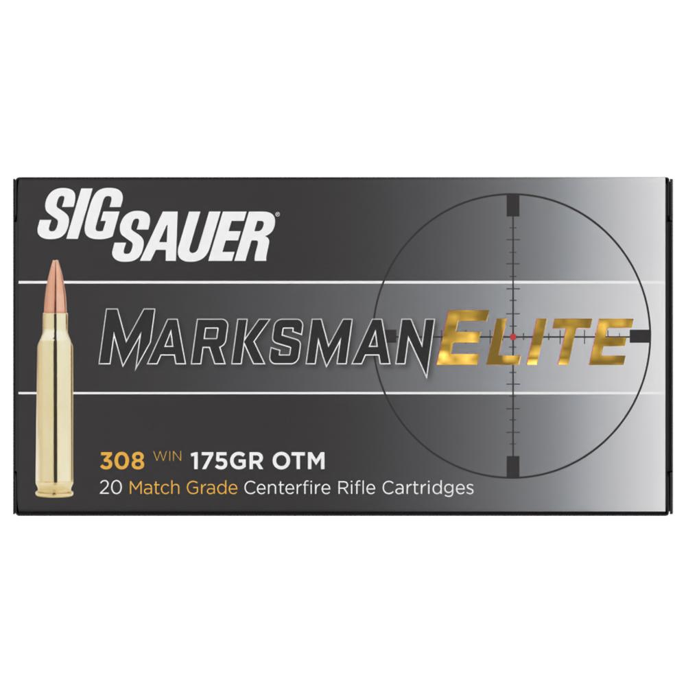 Sig Sauer Elite Match Rifle Ammunition .308 Win 175gr OTM 20/ct