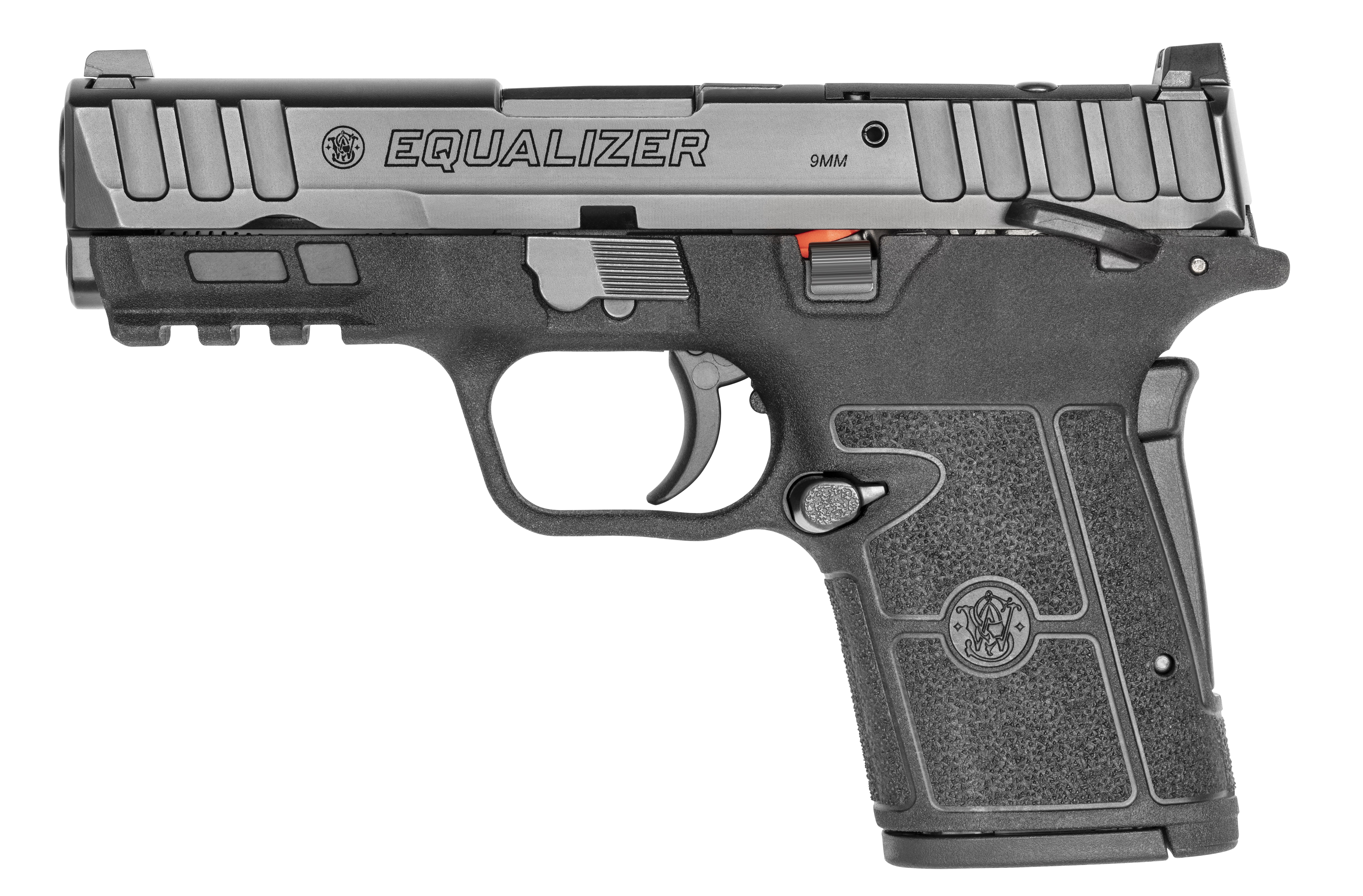 Smith & Wesson Equalizer Handgun 9mm Luger 10rd Magazines (2) 3.675" Barrel Black Optic Ready Thumb Safety