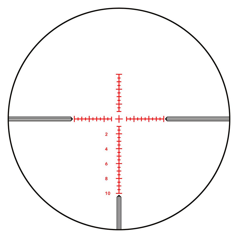 GPO GPOTAC Tactical Rifle Scope 4.5-27x50i 34mm FFP LRi Pro Illum. Black
