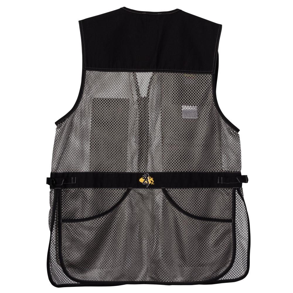 Browning Trapper Creek Mesh Shooting Vest Grey 2XL