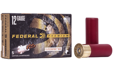 Federal Premium Vital-Shok Shotshells 12 ga 2-3/4" 9 plts 1325 fps #00 5/ct