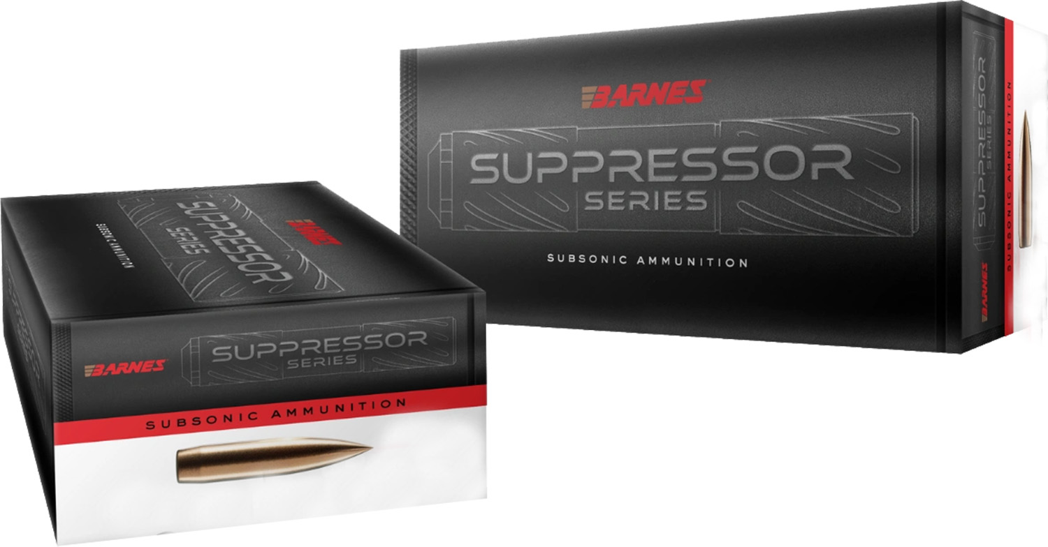 Barnes Suppressor Series Rifle Ammunition 308 Win 205 gr Sierra GameKing 20/ct