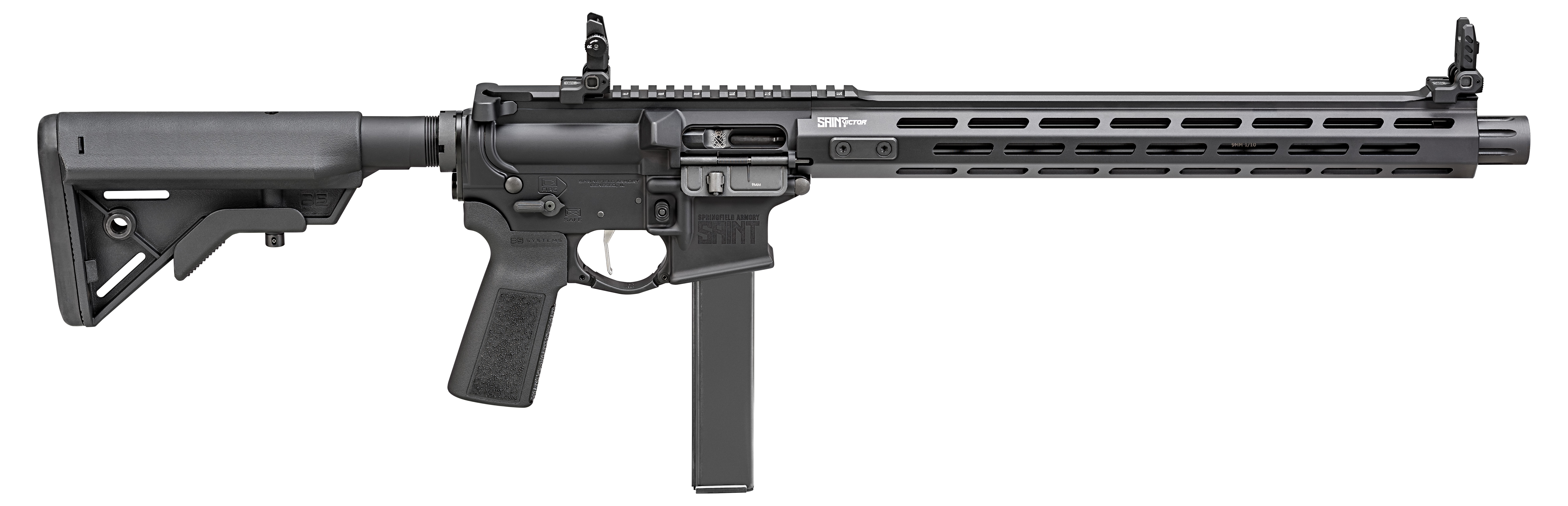 Springfield Armory Saint Victor Carbine Rifle 9mm 32rd Magazine 16" Barrel Black