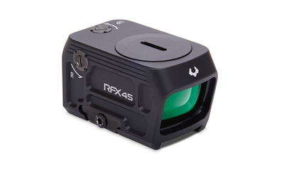 Viridian RFX45 Closed Emitter Green Dot Reflex Sight - ACRO Compatible INSTANT-On / Glock MOS Adapter