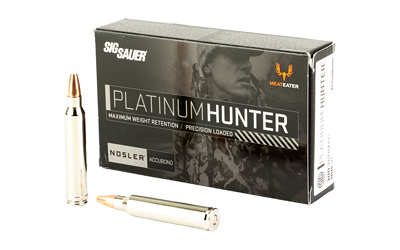 Sig Sauer Platinum Hunter Accubond Rifle Ammunition .300 Win Mag 180gr PT 3000 fps 20/ct