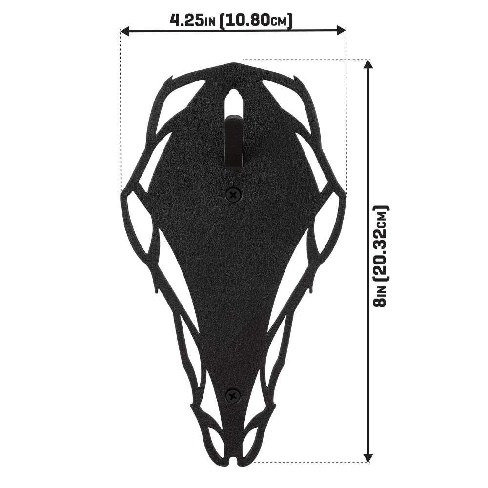 Allen EZ Mount Silhouette Skull Peg Black