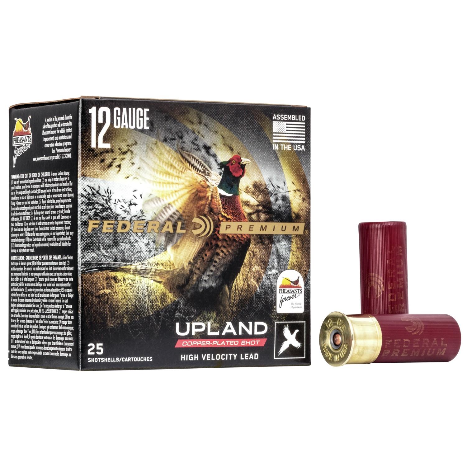 Federal Premium Pheasants Forever High Velocity 12ga 2-3/4" 1-1/4oz. #7.5-Shot 25/ct