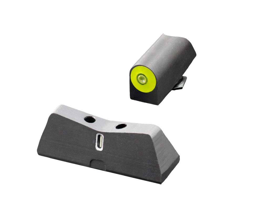 XS Sight DXT2 Big Dot Sight for Colt 1911 & others all barrel lengths LPA Cut - Yellow