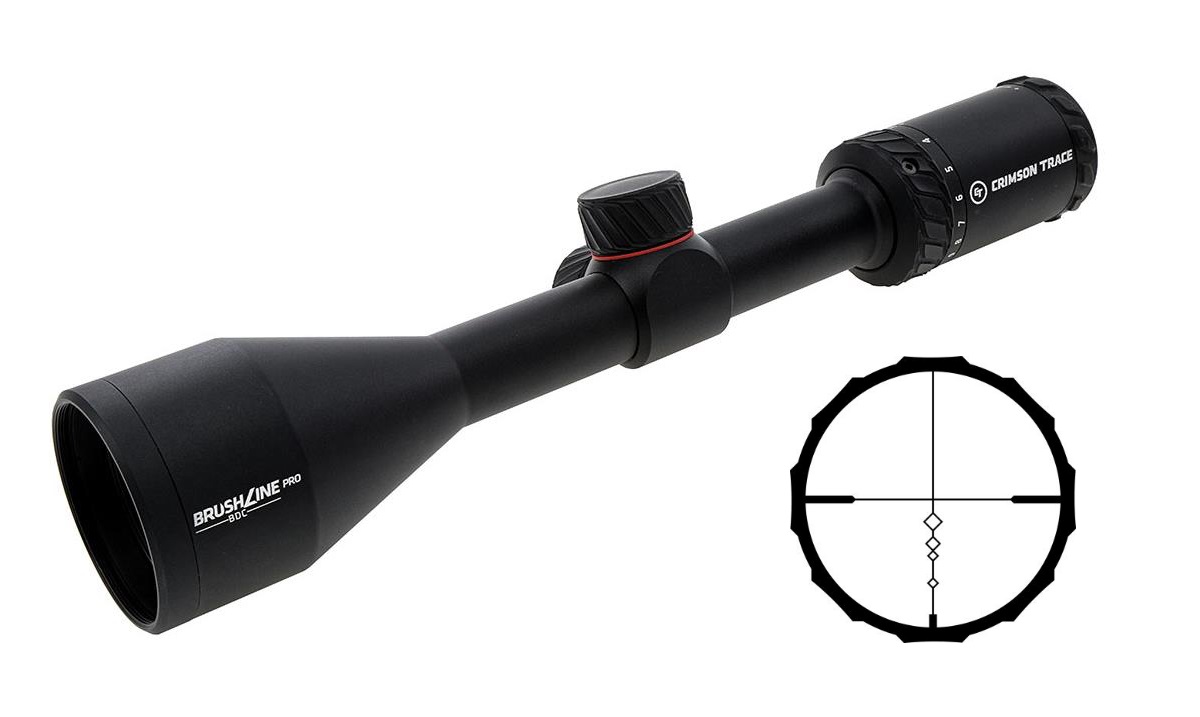 Crimson Trace Brushline Pro Rifle Scope 3-9x50mm 1" SFP BDC PRO