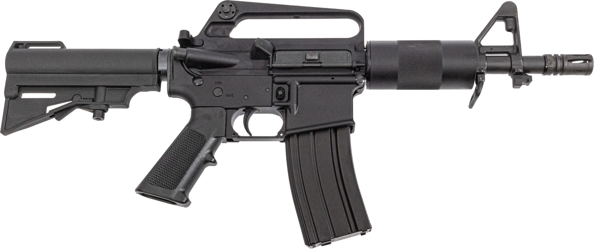 DPMS DP-15 KITTY KAT 300BLK 7.5" A2 HANDLE, 4" KNURLED HANDGUARD, CAR STYLE BRACE 1-30RD