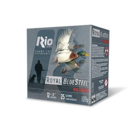 Rio Royal BlueSteel Magnum High Velocity Shotshells 12ga 3" 1-1/5oz 1450 fps #3 25/ct
