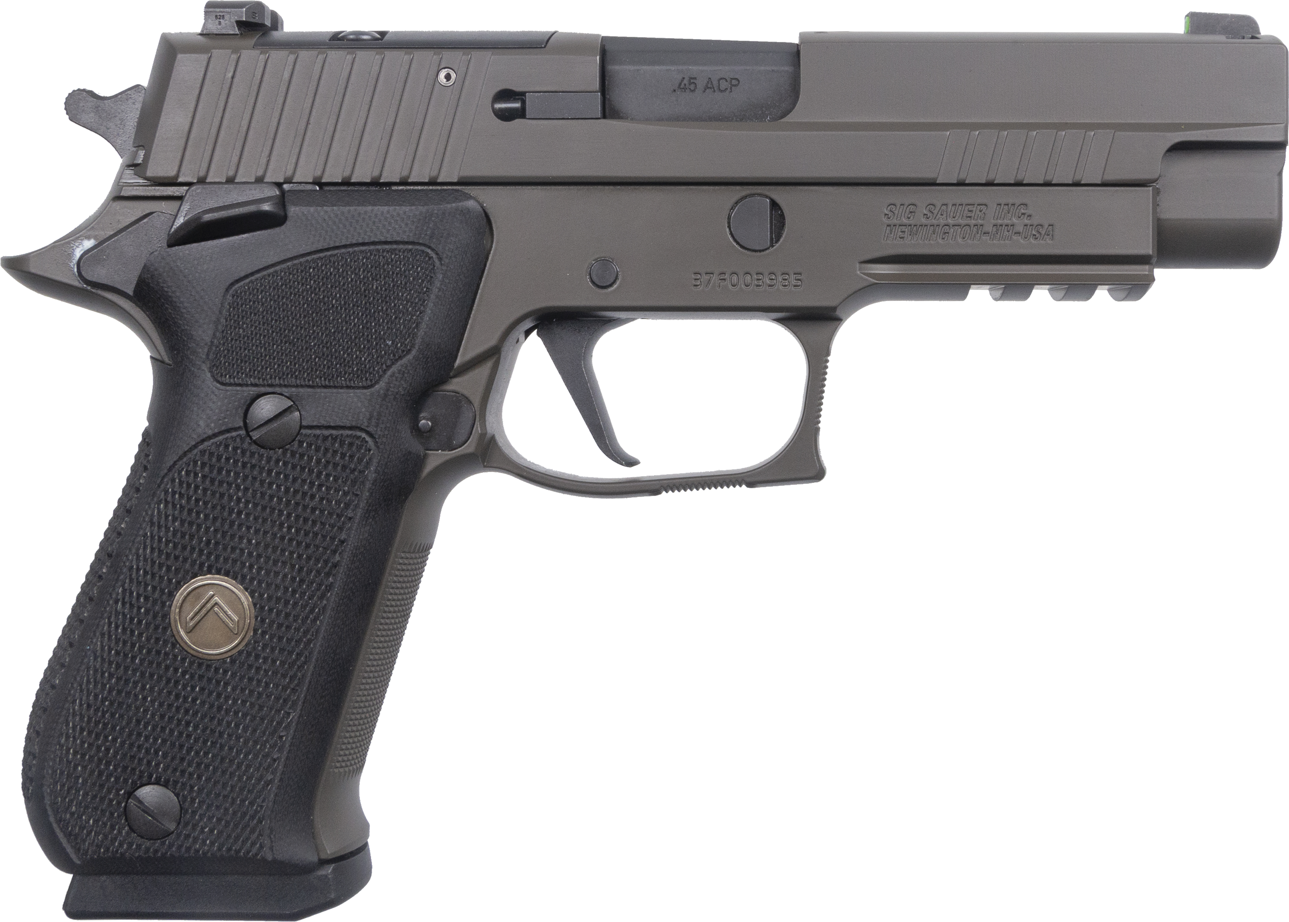 SIG SAUER P220 LEGION 45ACP SAO PSTL GRY, BLK G10 GRIPS, 3-8RD MAGS OPTICS READY