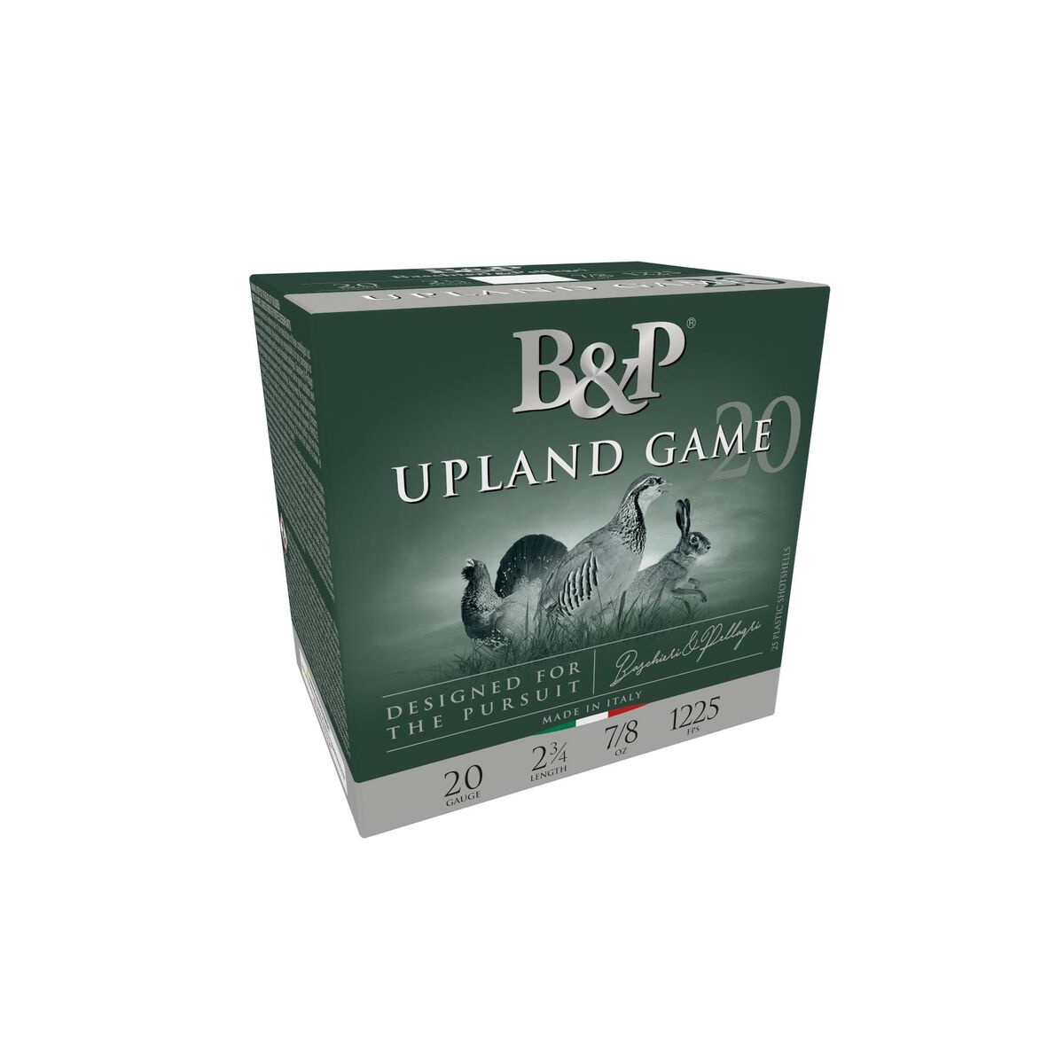 Baschiere & Pellagri USA Inc. B&P Upland Game Shotshells 20ga 2-3/4'' 7/8oz 1225 fps #6 25/ct