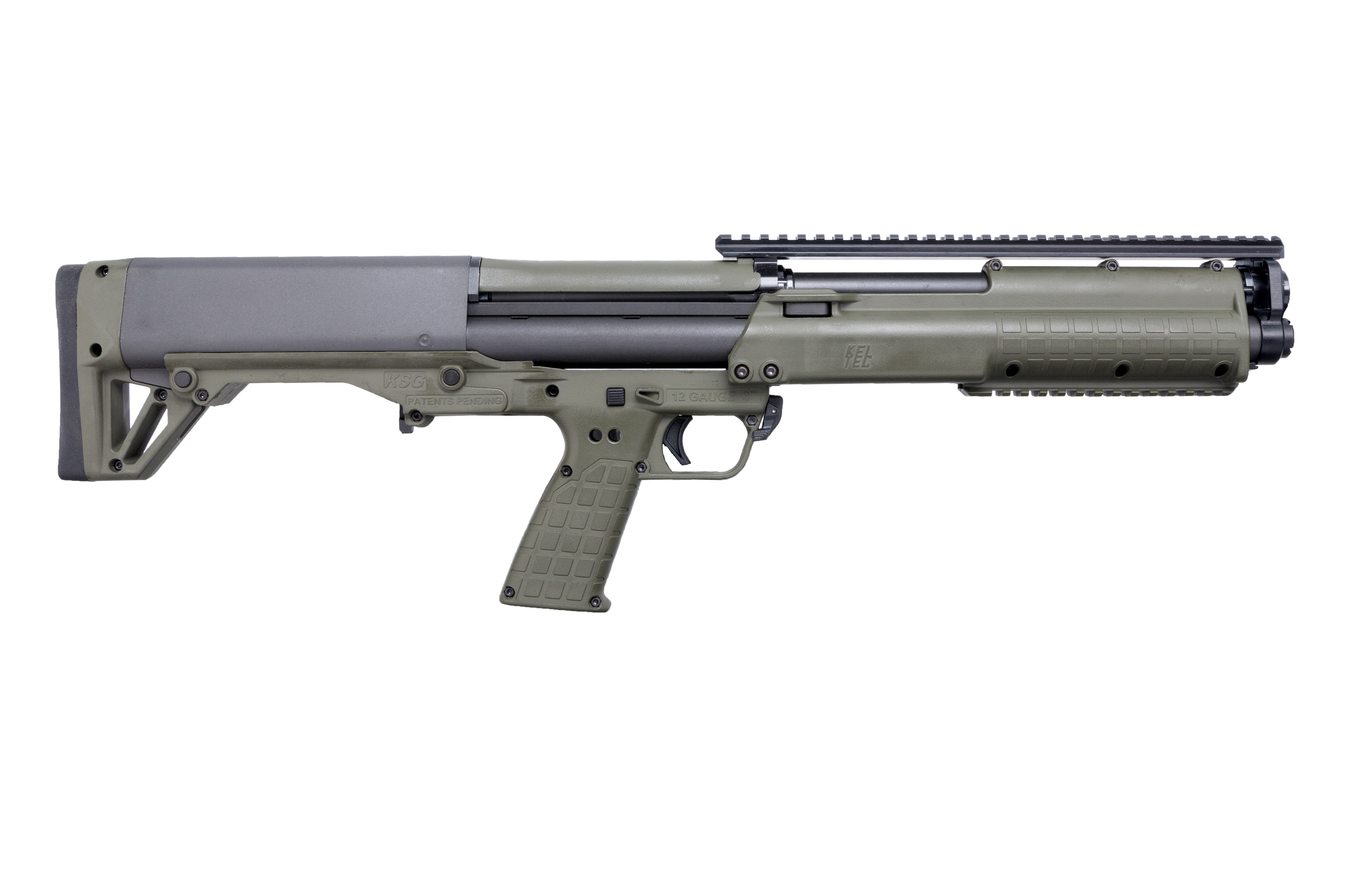 Kel-Tec KSG Shotgun 12 ga 3" Chamber 14rd Magazine 18.5" Barrel Green Sights Not Included