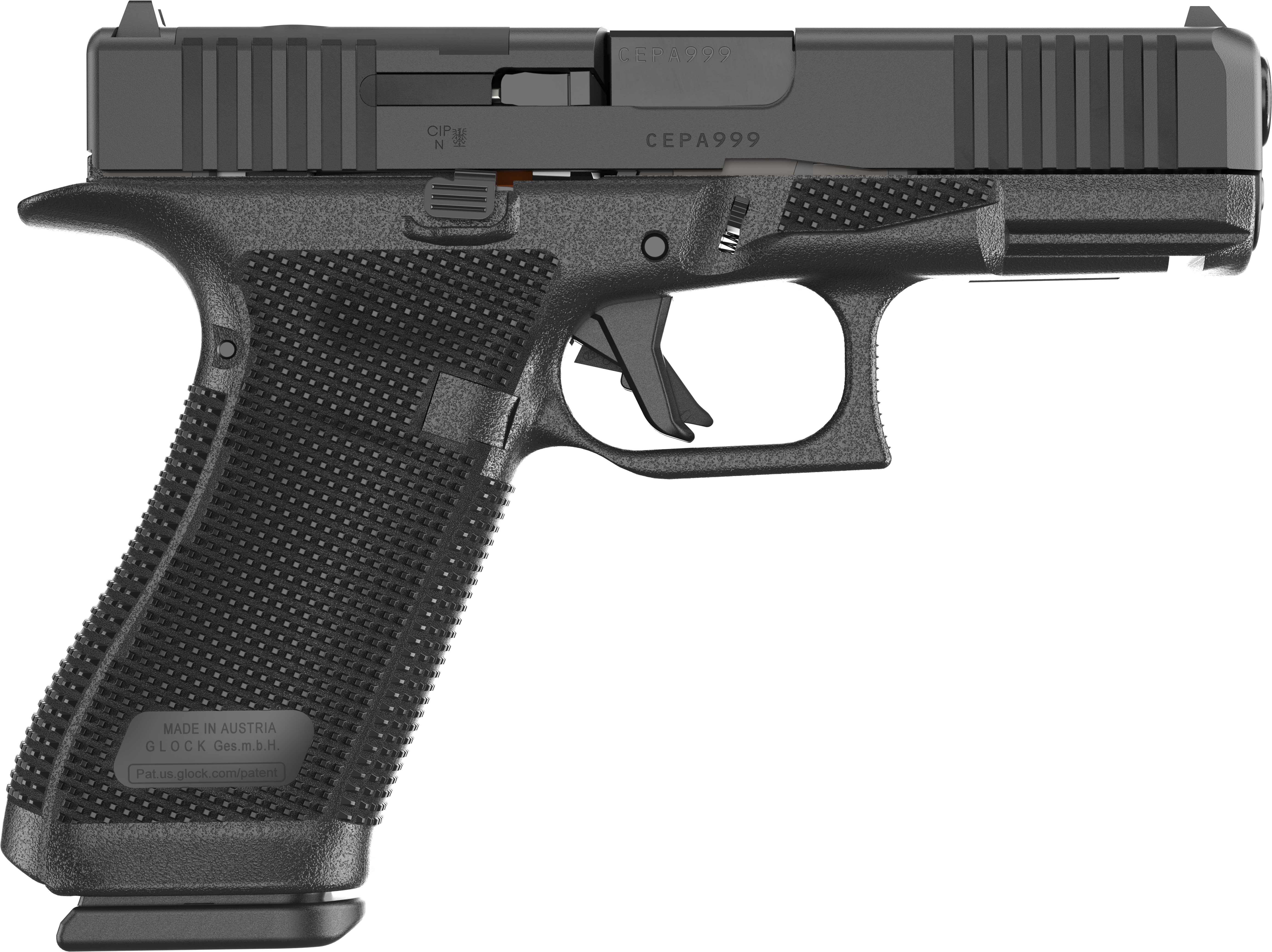 Glock 45 Gen 6 Handgun 9mm Luger 10rd Magazines(3) 4.02" Barrel Black USA Made