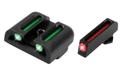 Truglo Brite-Site Fiber-Optic Sights (Low) for Glock 17 / 17L 19 22 23 24 26 27 33 34 35 38 39 45 Front Red Rear Green