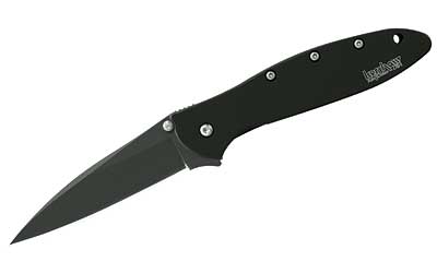 Kershaw Ken Onion Leek Folding Knife 3" Drop Point Blade Black