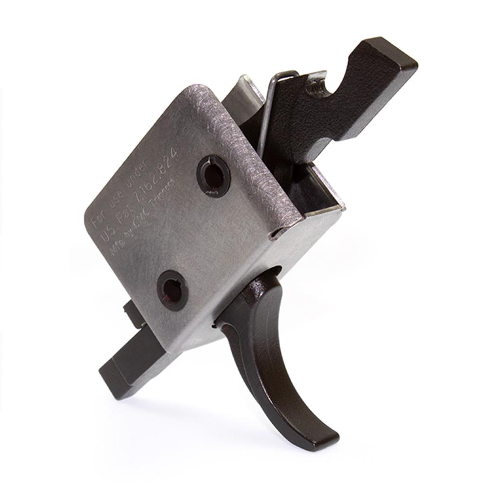 CMC Triggers AR-15/10 Single Stage Trigger Curved 2.5 lb Small Pin Black