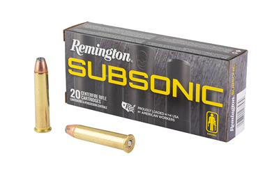 Remington Subsonic Rifle Ammunition 45-70 Govt 300gr HP 1000 fps 20/ct