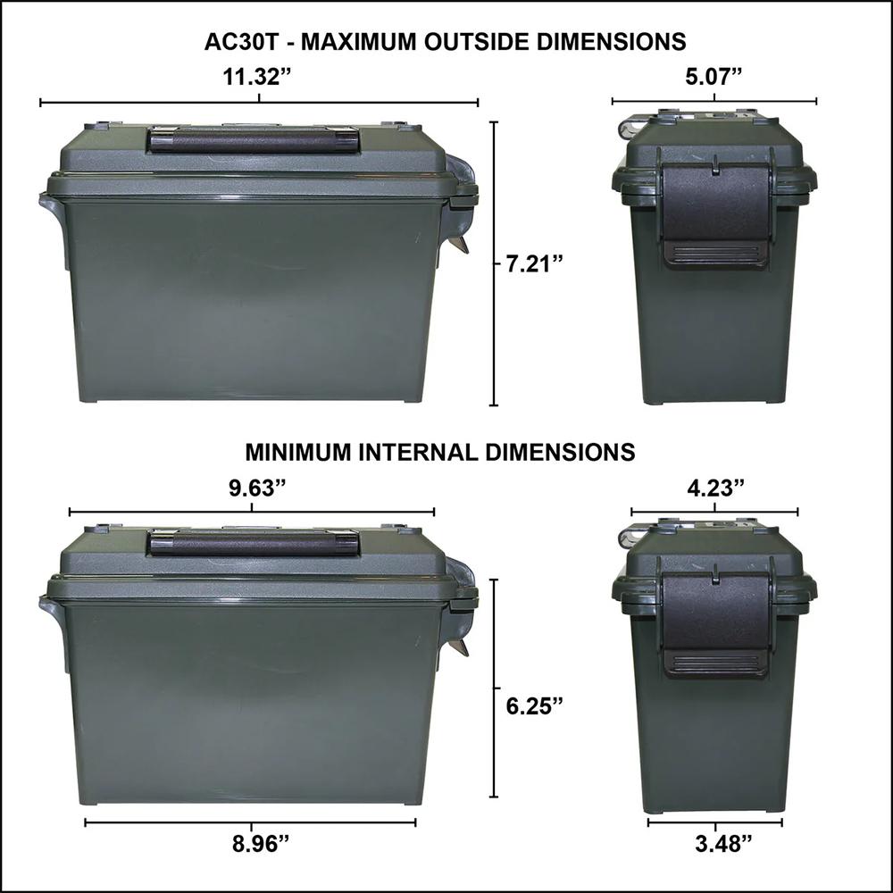 MTM Limited Edition 1776 Multi-Can Ammo Crate .30 Cal