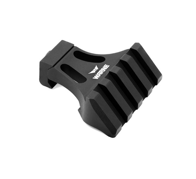 Warne Picatinny Side Mount Adapter 45 degree - Black