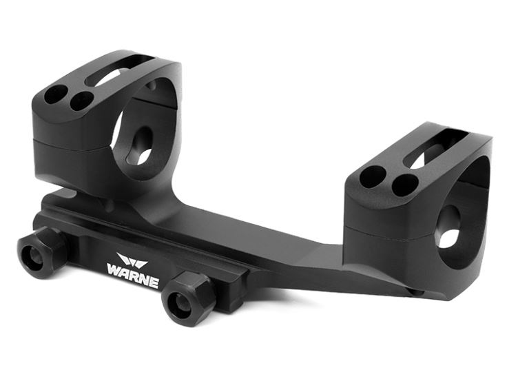 Warne Tactical Gen 2 X-SKEL Extended Cantilevered MSR Mount 1" Black ZERO MOA