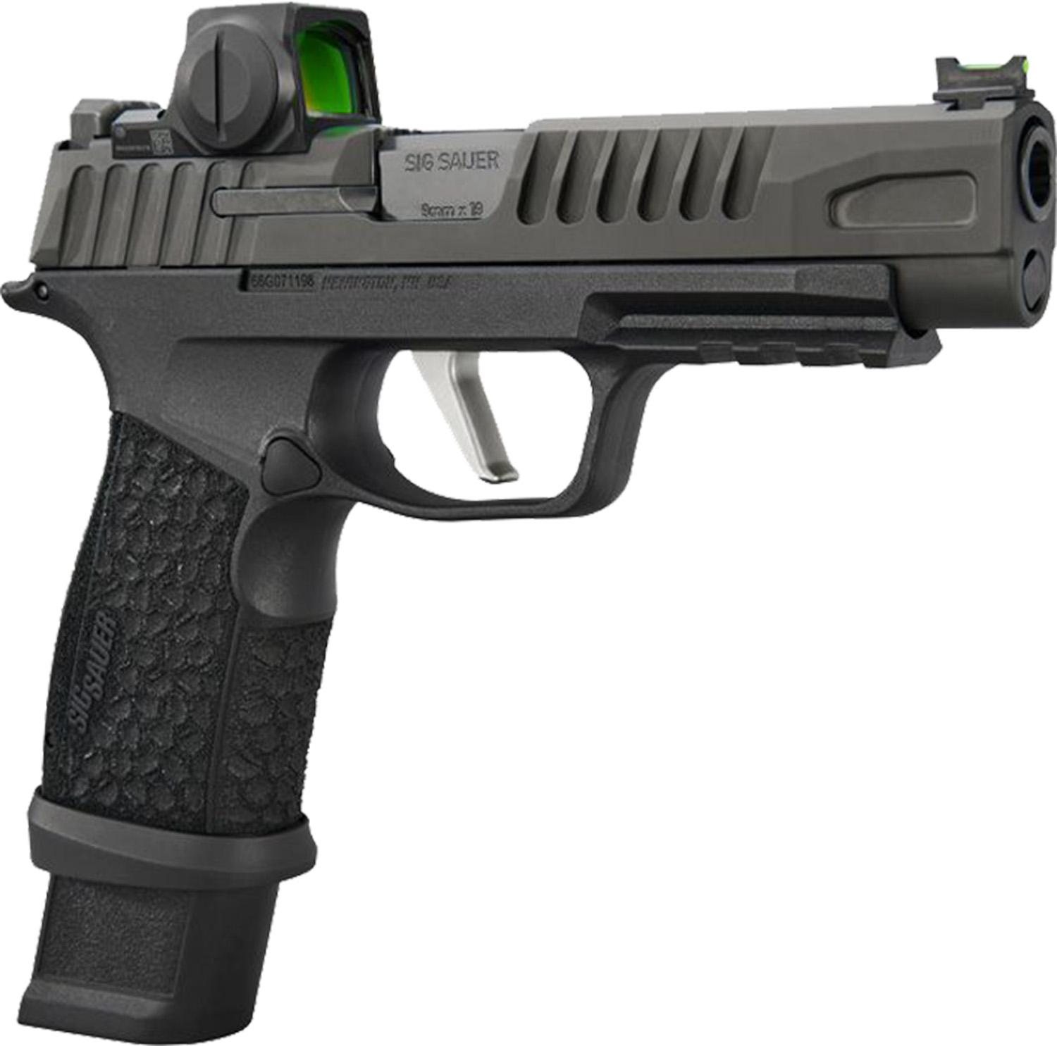 Sig Sauer P365 Fuse Handgun 9mm Luger 21(2)&17(1)rd Magazines 4.3" Barrel LXG Front Romeo-X Optic