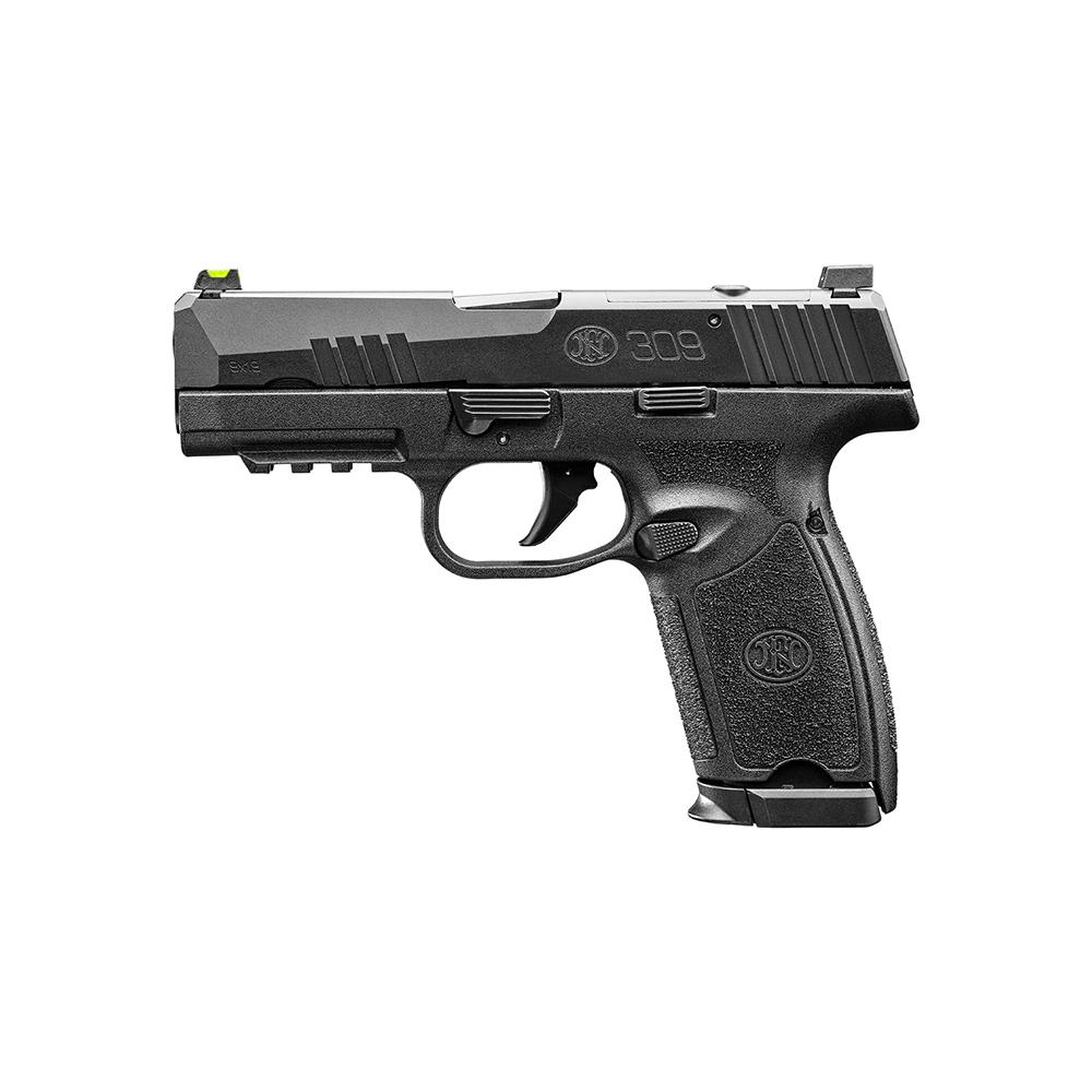FN 309 MRD Handgun 9mm Luger 16(1) & 20(1)rd Magazines 3.8" Barrels Fiber Optic Front OR Black
