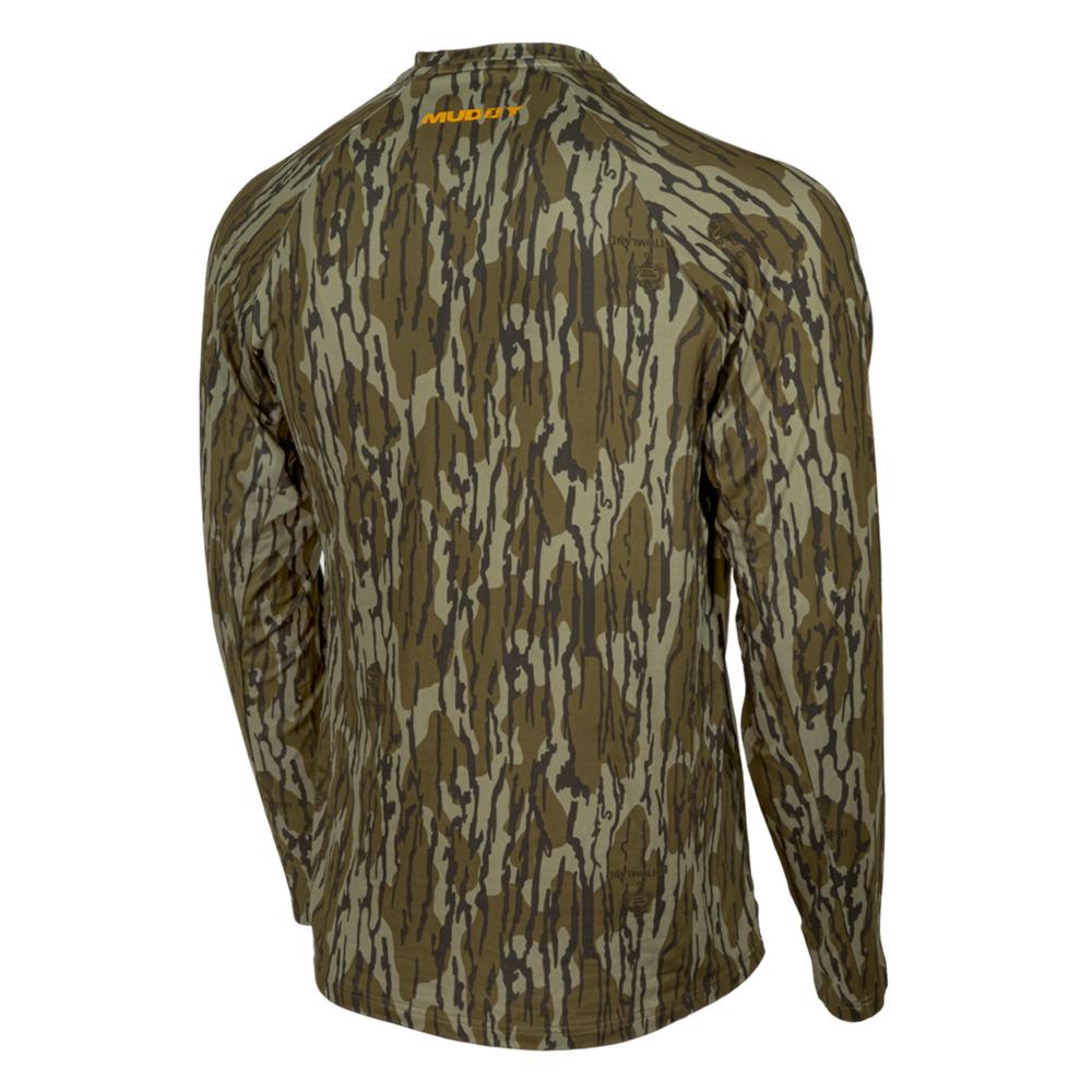 Gsm Muddy Base Layer Crew Long Sleeve Shirt Mossy Oak Bottomland 3XL