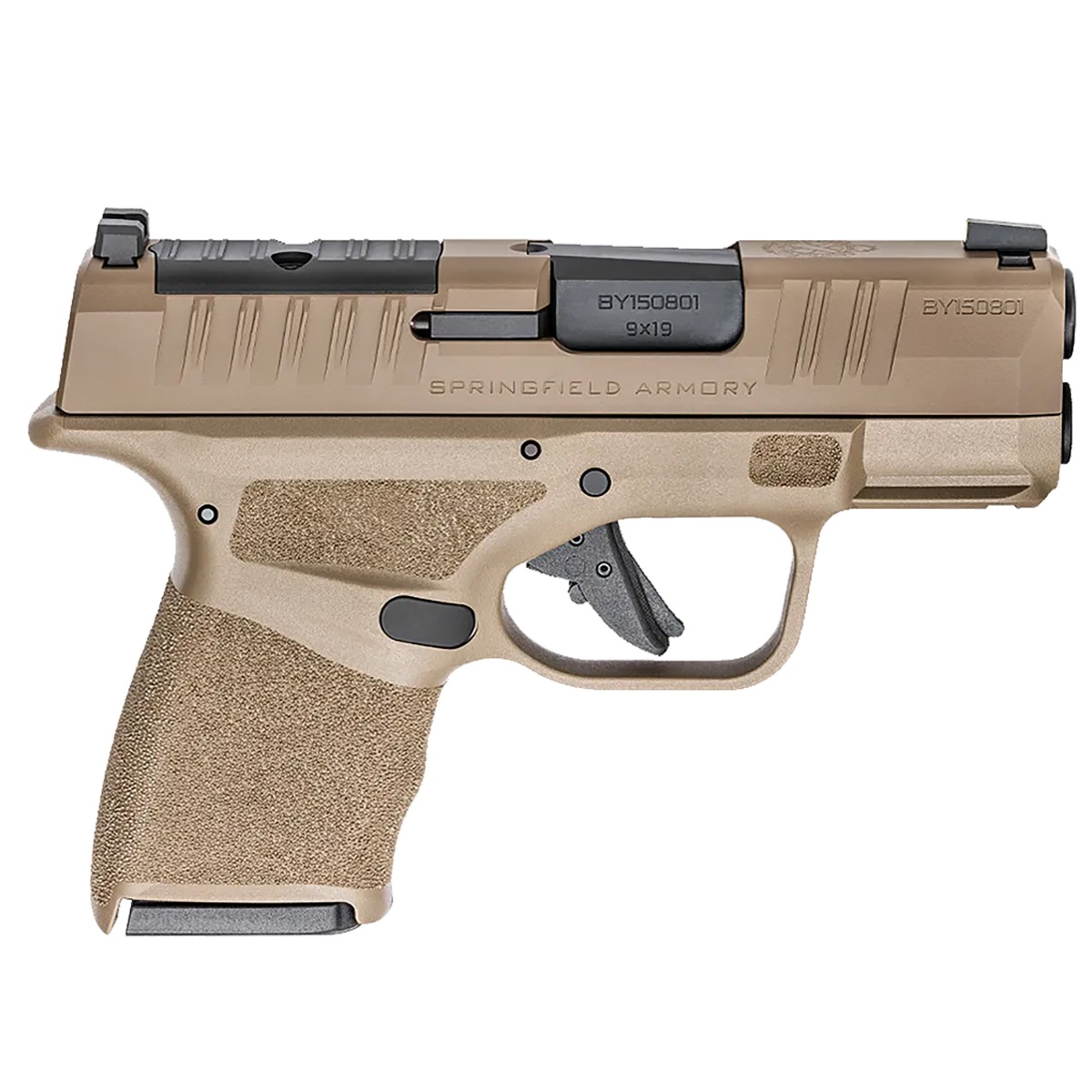 Springfield Hellcat Micro-Compact OSP Handgun 9mm Luger 11&13rd Magazines 3" Barrel Desert FDE