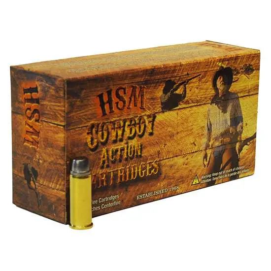 HSM Cowboy Action Hard Cast Rifle Ammunition 44-40 Win 200gr RNFP 853 fps 50/ct