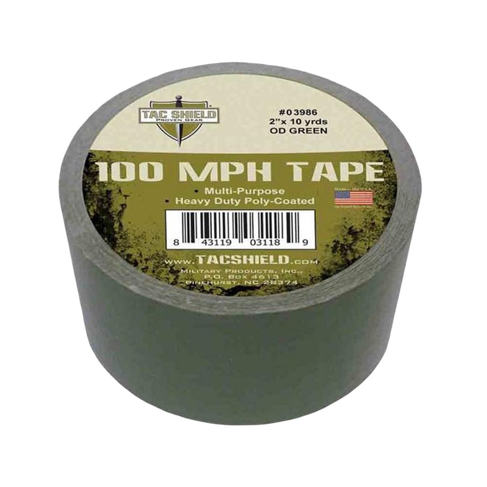 Military Products Tacshield 100 MPH Heavy Duty Tape 10 Yards OD Green