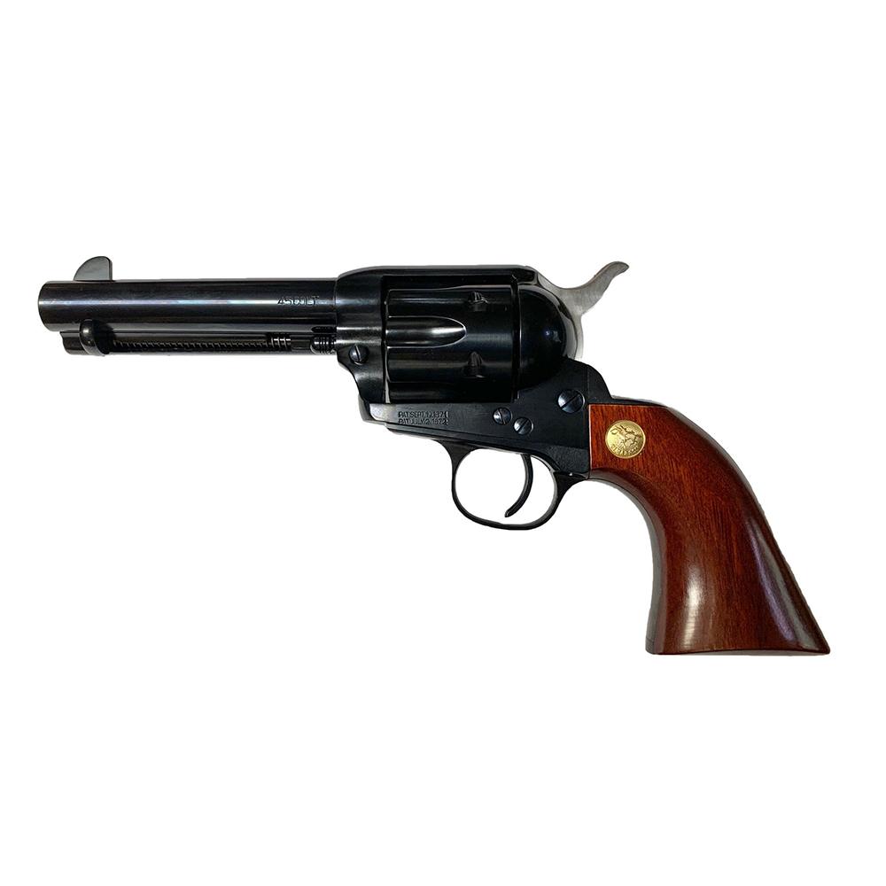 Cimarron Pistoleer Handgun .45 Colt 6rd Capacity 4.75" Blued with Walnut Grip Steel Backstrap & Trigger Guard