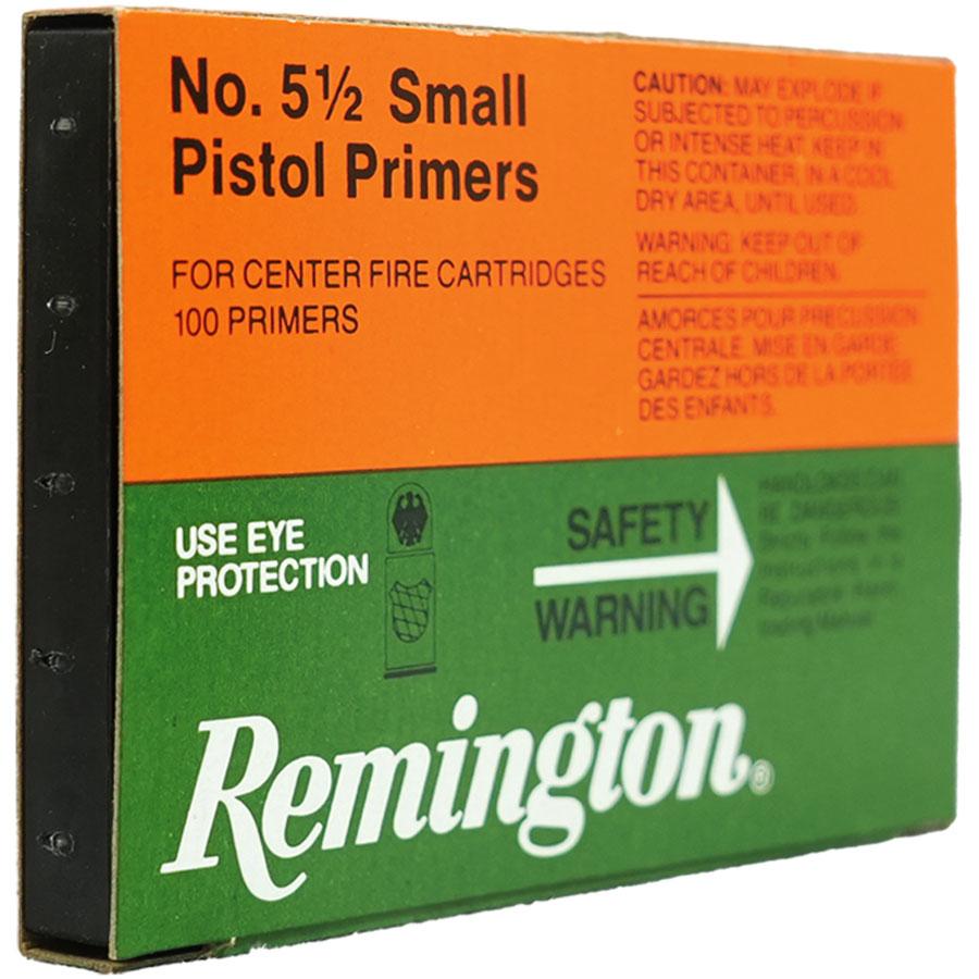 Remington Centerfire Primers 5-1/2 Small Pistol 1000/ct