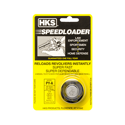 HKS A-Series Revolver Speedloader .338/357 for Colt Python Officers Match