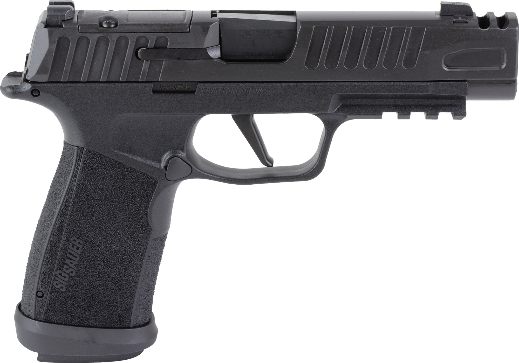 Sig Sauer P365 Fuse Comp OR Handgun 9mm Luger 17rd (1) and 21rd (2) Magazines 3.7" Barrel Black