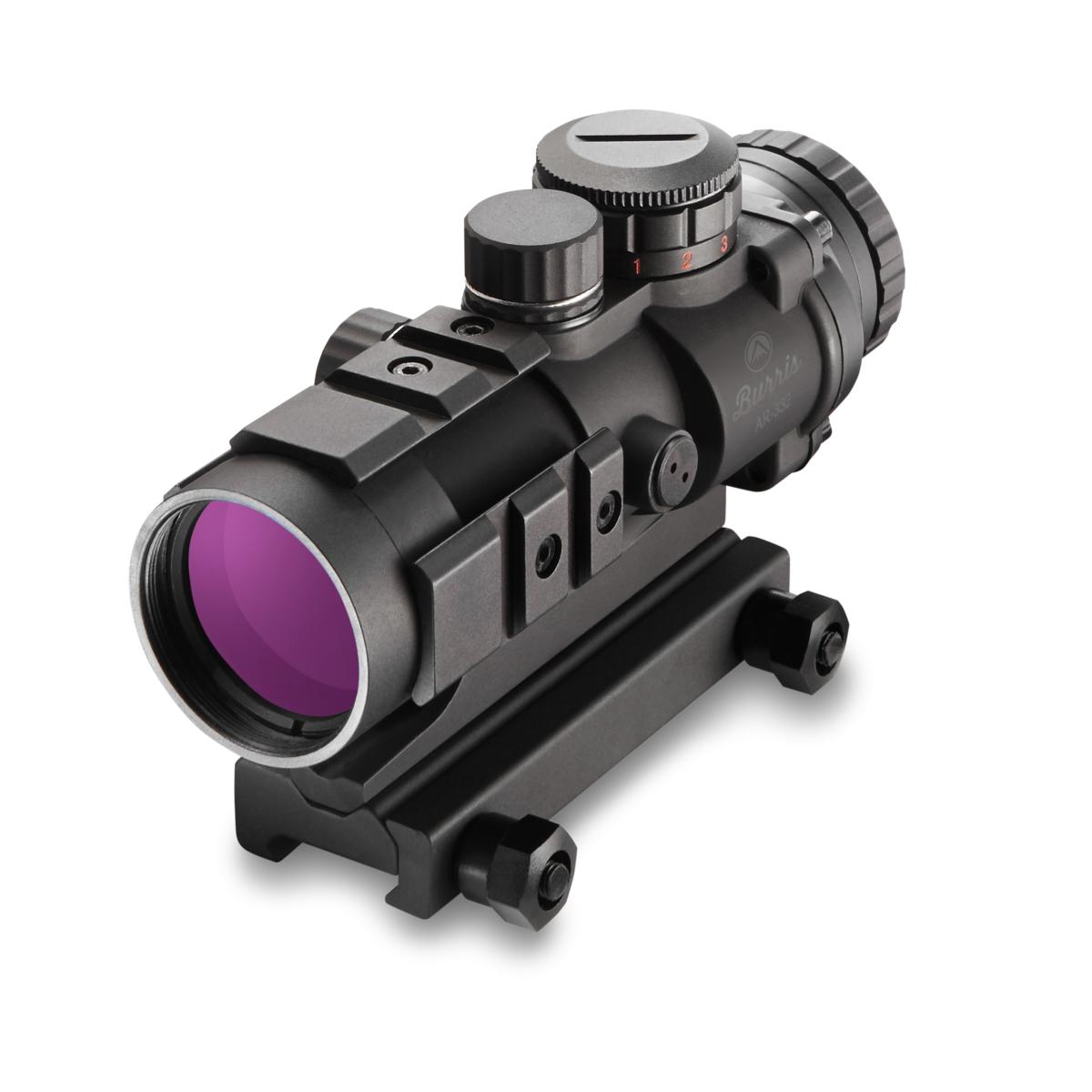 Burris Company Inc. REFURBISHED Burris AR-332 Red Dot Sight - 3x32mm Illuminated Ballistic CQ Reticle Black Matte
