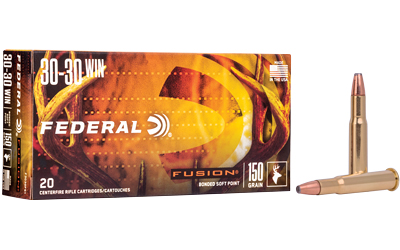 Federal Fusion Rifle Ammunition .30-30 Win 150 gr BTSP 2390 fps - 20/ct
