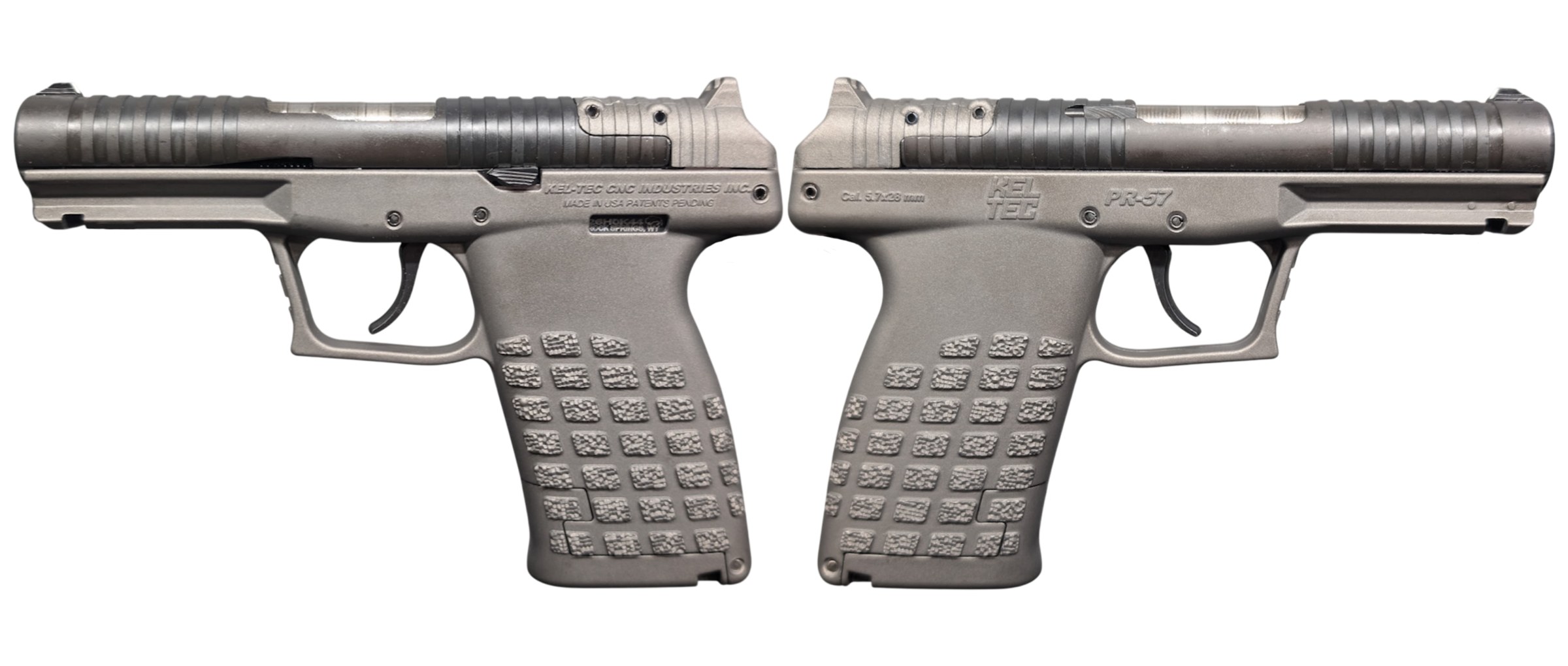 KELTEC PR57 5.7X28 PISTOL 4.64"BBL OPTIC READY, TUNGSTEN, 20+1, 2-STRIPPER CLIPS