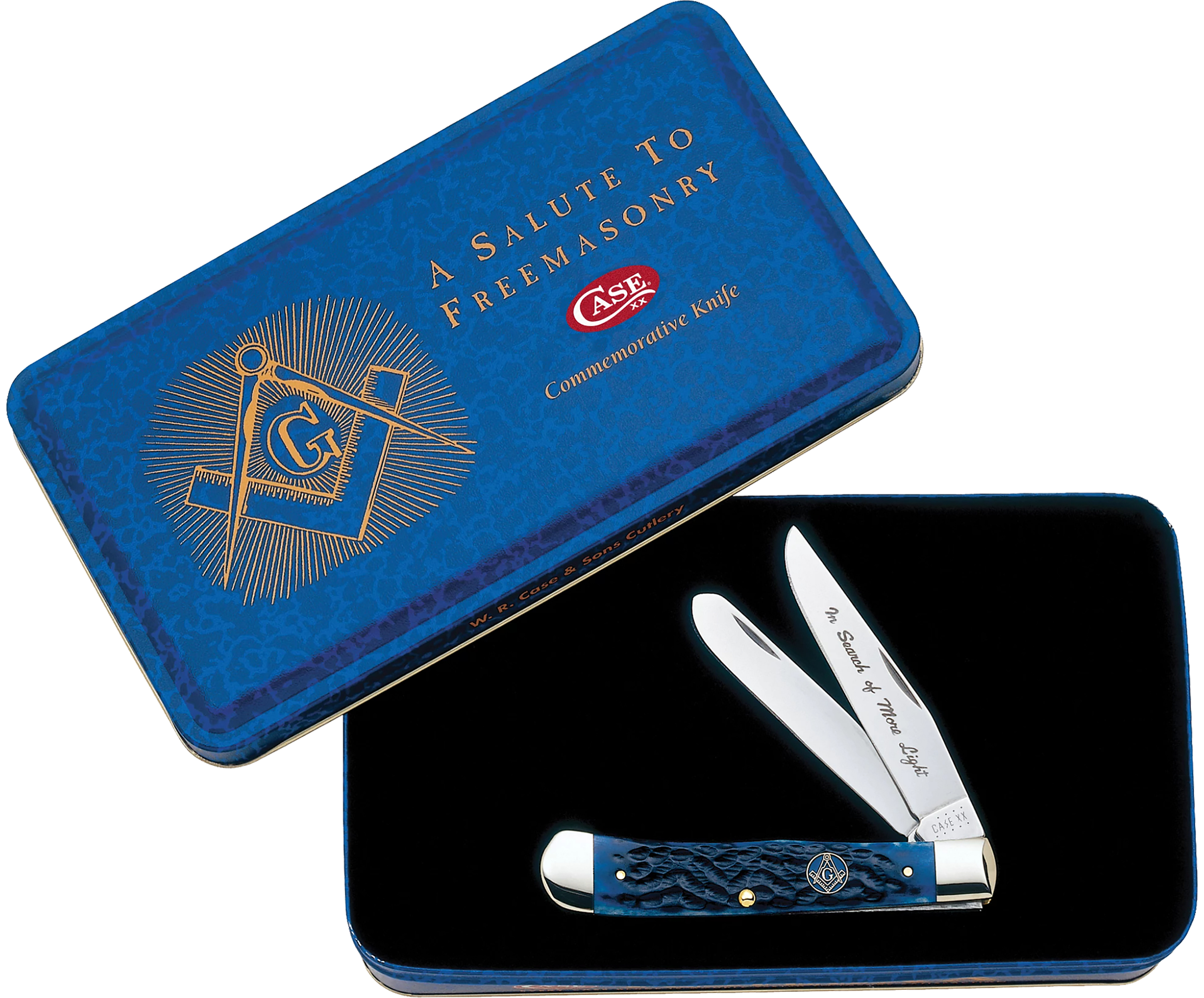 Case CAE TRAPPER MASONIC GIFT TIN