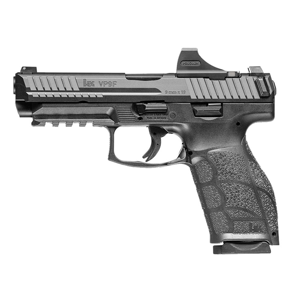 Heckler & Koch Inc. H&K VP9A1 F Handgun 9mm Luger 17rd (1) & 20rd (1) Magazines 4.53" Barrel Black Optic Ready
