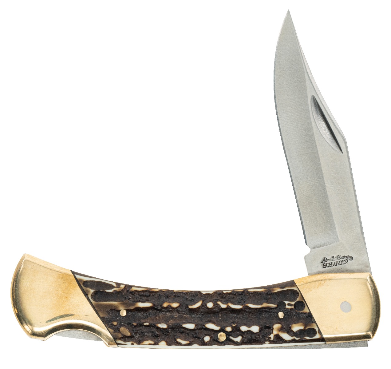 Battenfeld Knives Uncle Henry LB8CP Bear Paw Folding Knife 3 7/10" Blade Next Gen Staglon Handle