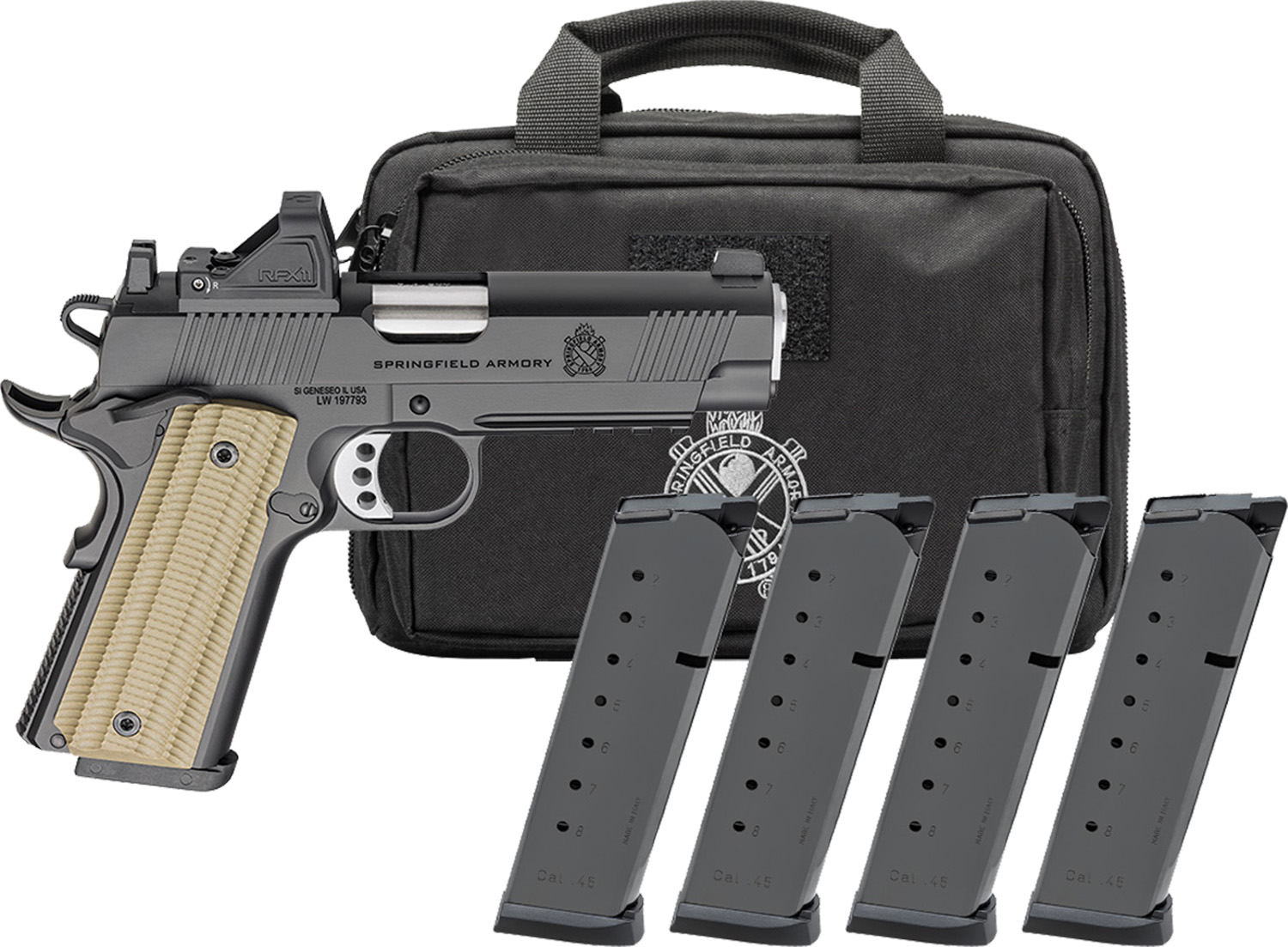 Springfield 1911 Opertr 45ACP 4.25" AOS 8r