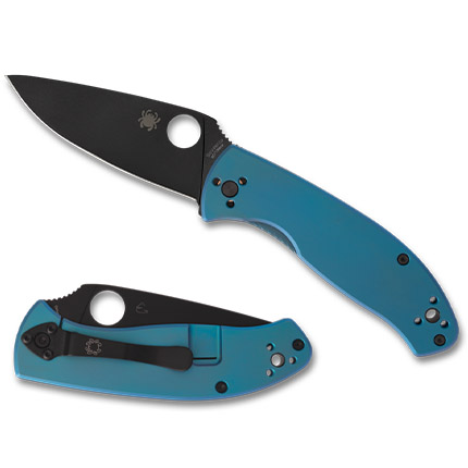 SPYDERCO TENACIOUS TI 3.35" BLUE/BLK