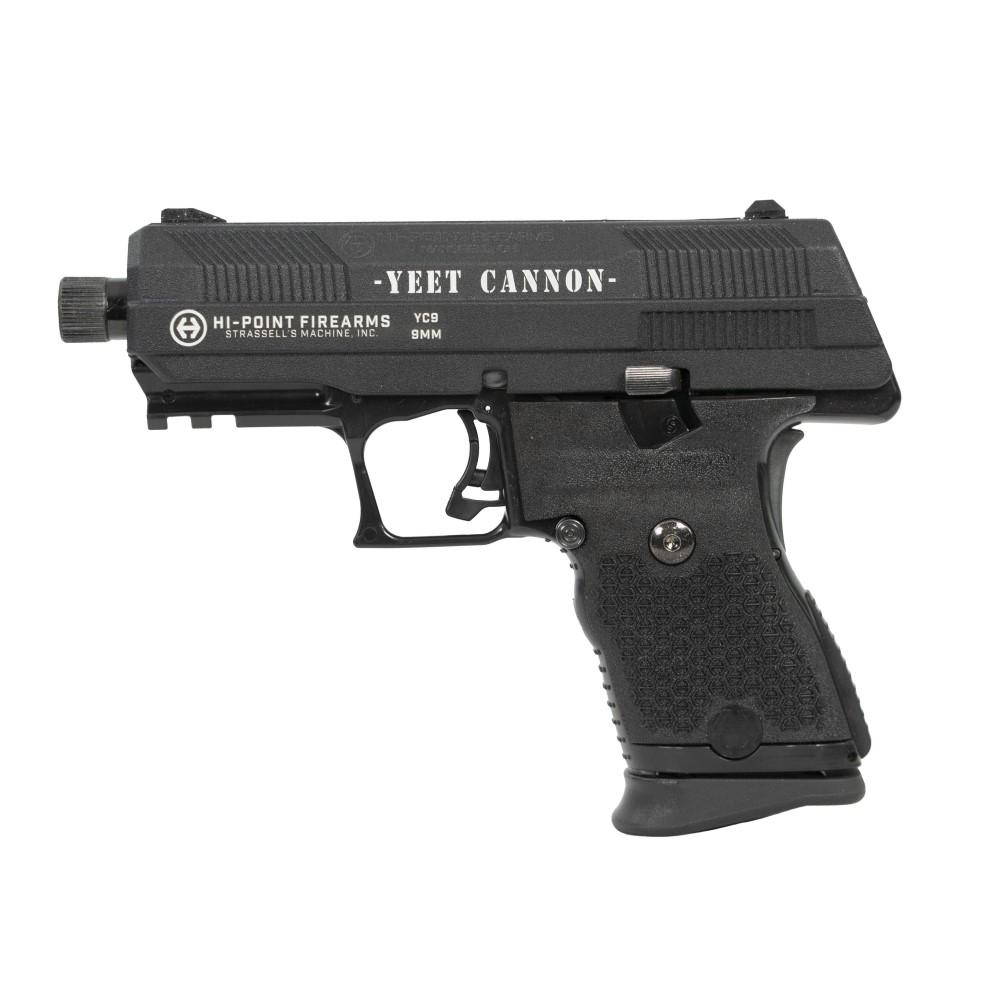 MKS SUPPLY LLC Hi-Point Firearms Yeet Cannon G1 Handgun 9mm Luger 10rd Magazine 4.12" Threaded Barrel Black