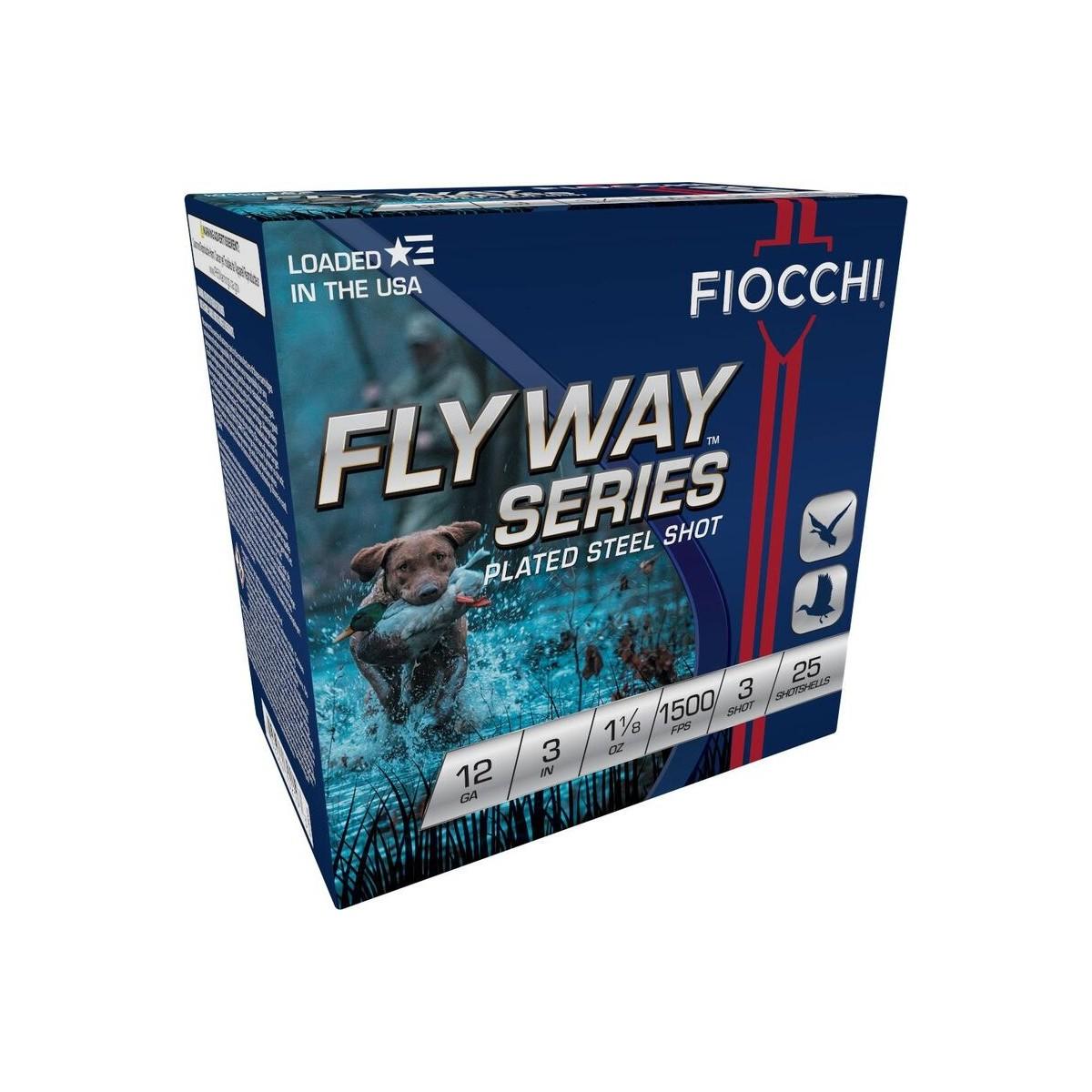 Fiocchi Flyway Series Shotshells 12ga 3" 1-1/8oz 1500 fps #3 25/ct